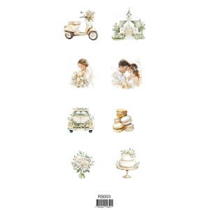 Reprint - Marry Me Collection Klistremerker