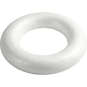Isoporring med flat bakside 25cm 1stk