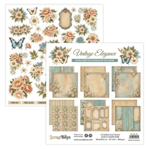 ScrapBoys Vintage Elegance-08 12X12 Blokk