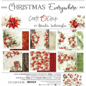 Craft O`Clock Christmas Everywhere 12x12 Sett