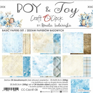 Craft O`Clock Boy & Toy 8X8 Sett Basic