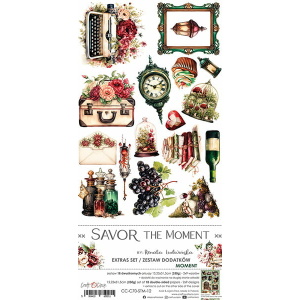 Craft O`Clock Savor The Moment Sett med 18 stk Klippeark