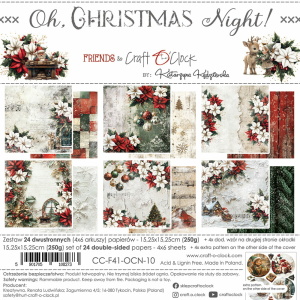 Craft O`Clock Oh Christmas Night 6X6 blokk