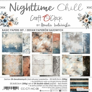 Craft O`Clock Nighttime Chill 8X8 Blokk Basic