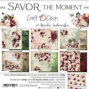 Craft O`Clock Savor the Moment 8X8 Blokk