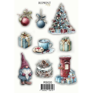 Reprint - Deck the Halls - Klistremerker