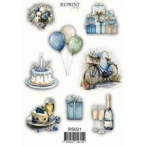Reprint - Hip Hip Horray - Klistremerker