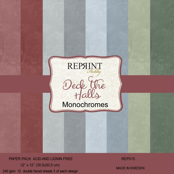 Reprint Deck the Halls Monochromes 12X12