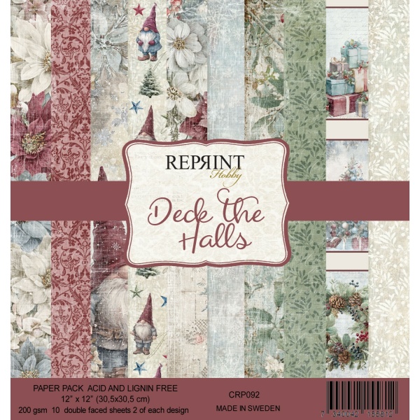 Reprint - Deck the Halls 12x12 Blokk