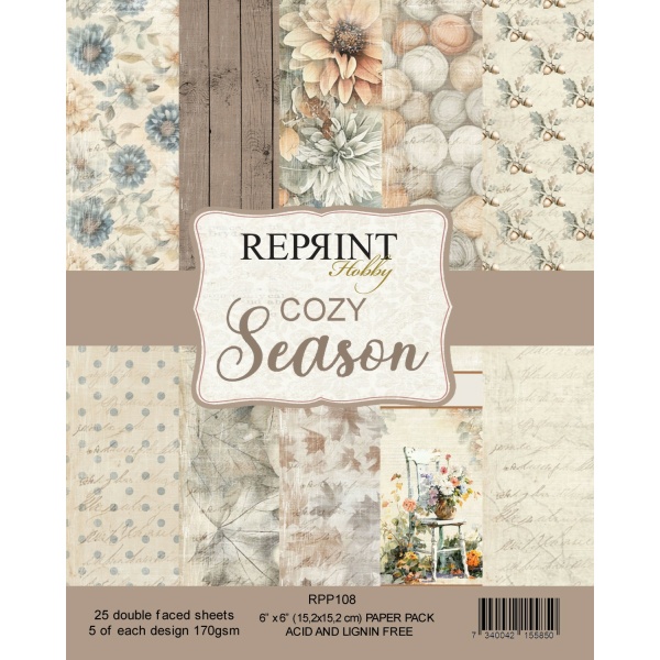 Reprint Cozy Season 6X6 Blokk