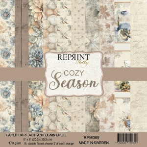 Reprint Cozy Season 8X8" Blokk