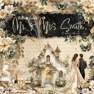 BellaLuna Mr & Mrs Smith Collection 8"x8"