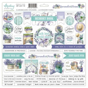 Mintay Lavender Farm 10 Cardboard stikers