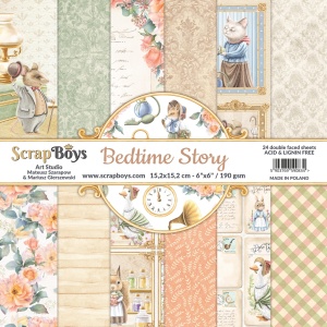 ScrapBoys Bedtime Story 09 6x6 Blokk