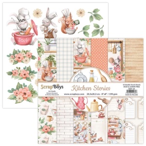 ScrapBoys Kitchen Stories 10 8x8 Blokk