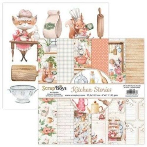 ScrapBoys Kitchen Stories 09 6x6 Blokk