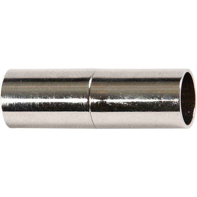 Magnetlås 2 Stk.  L: 23 mm, 6 mm, Forsølvet - Bilde 1