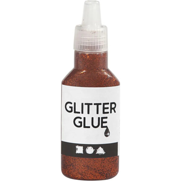 Glitterlim, Orang, 25 ml