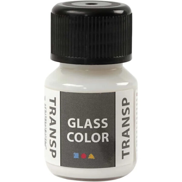 Glass Color Transparent, Hvit, 30 ml,