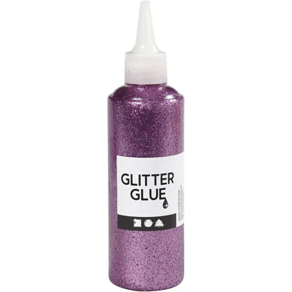 1380.jpg Glitterlim, Lilla 118 ml