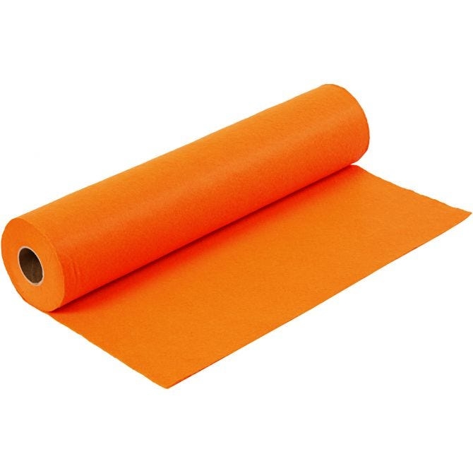 Hobbyfilt, Orange 1m - Bilde 1