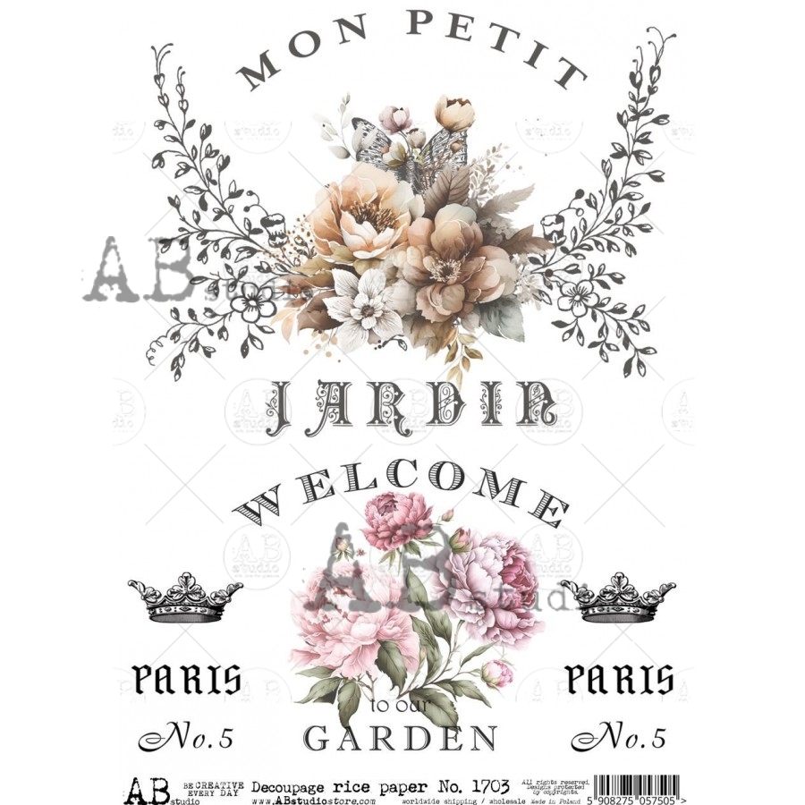 ABstudio Rispapir A4 1703 - Bilde 1