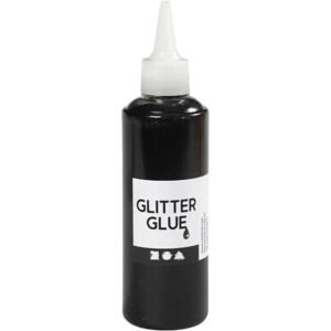 Glitterlim, Sort 118 ml