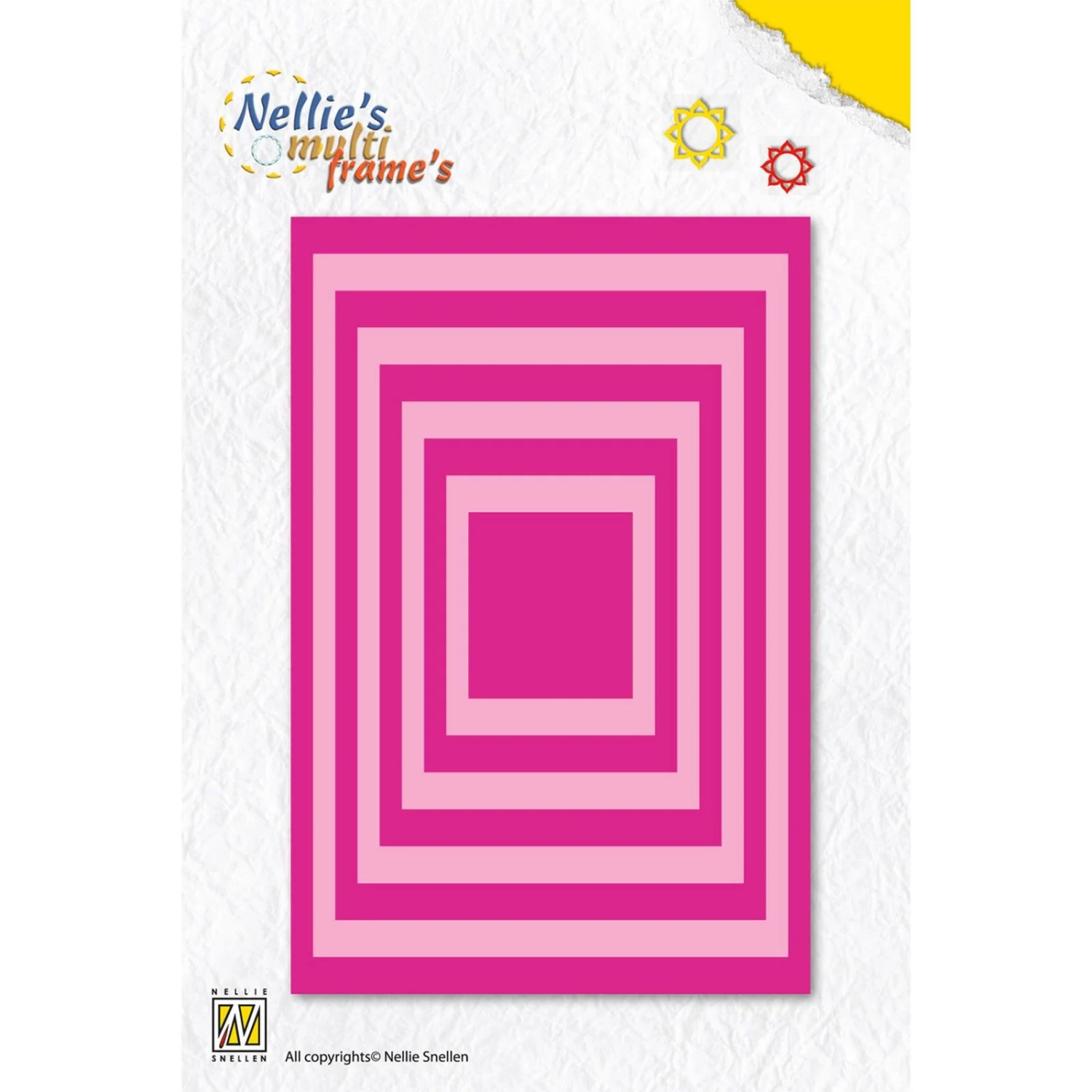 Nellies Multi Frame Die "straight rectangle" - Bilde 1