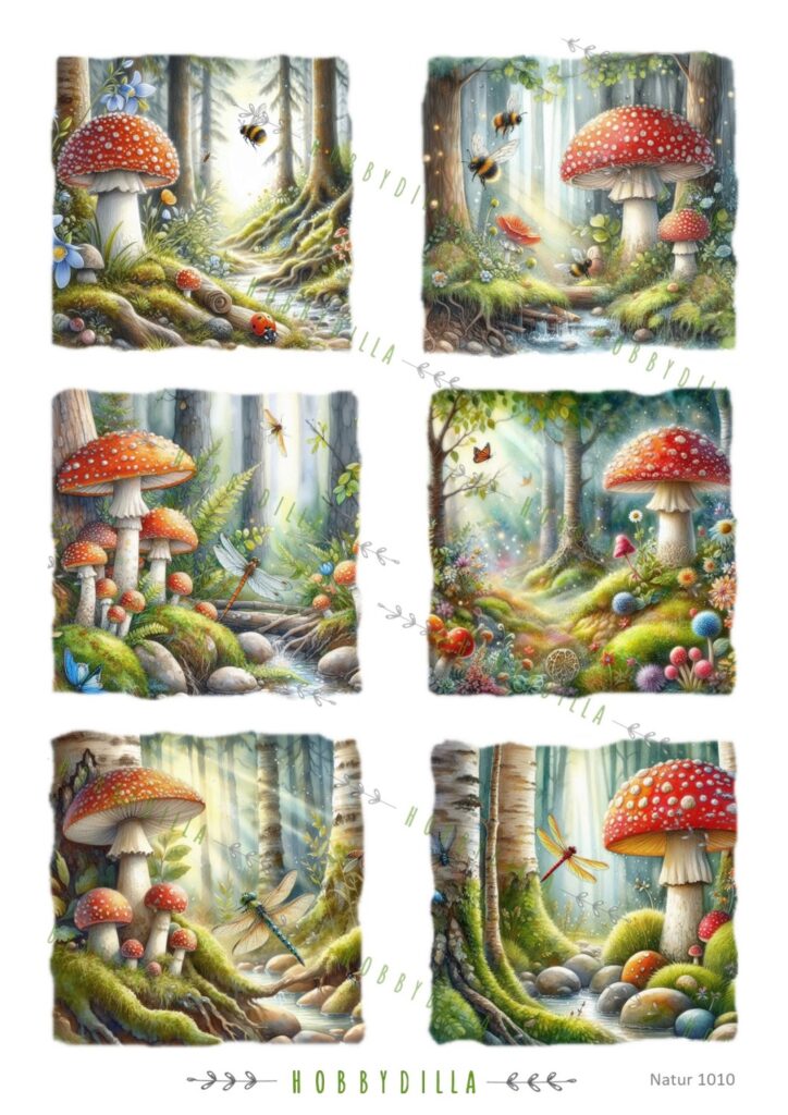 Rispapir A4   Natur 1010 Fluesopp