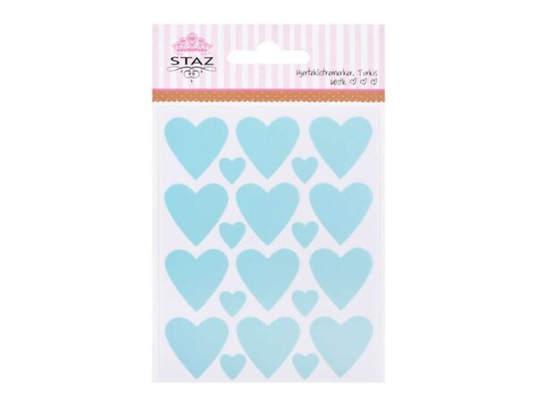 1555.jpg Staz Klistremerker – Hjerte Turkis