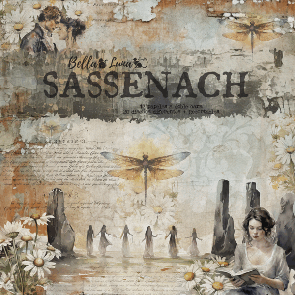 BellaLuna Sassenach Collection 12"x12"
