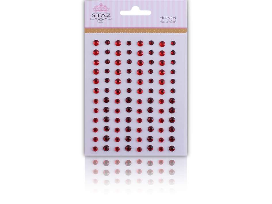 Staz Strass m/lim – Rød - Bilde 1