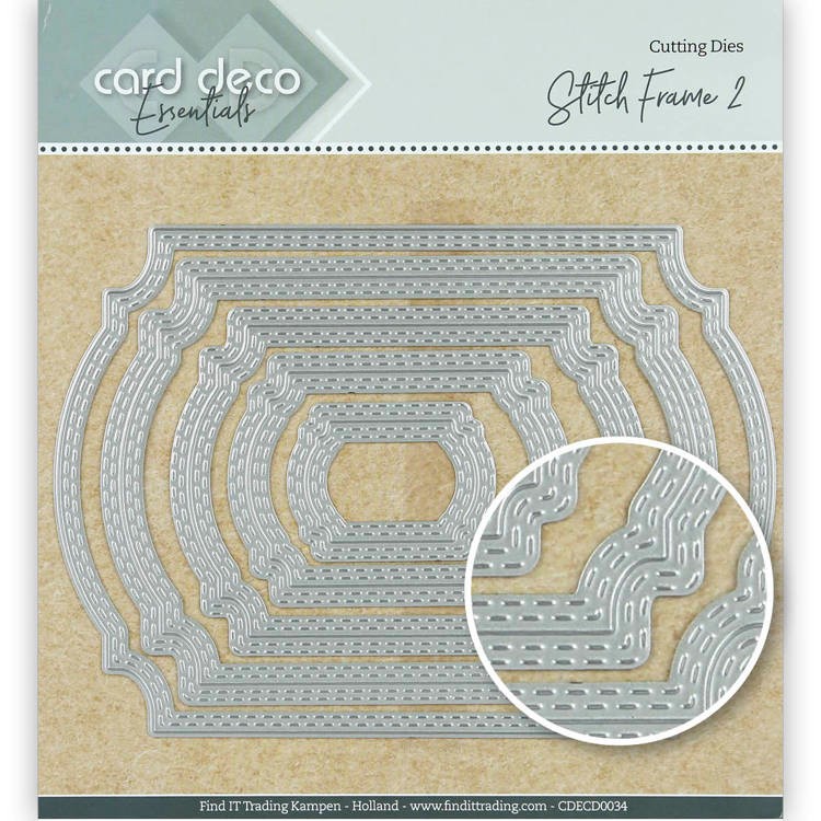 Card Deco Essentials Dies - Stitch Frame 2 - Bilde 1