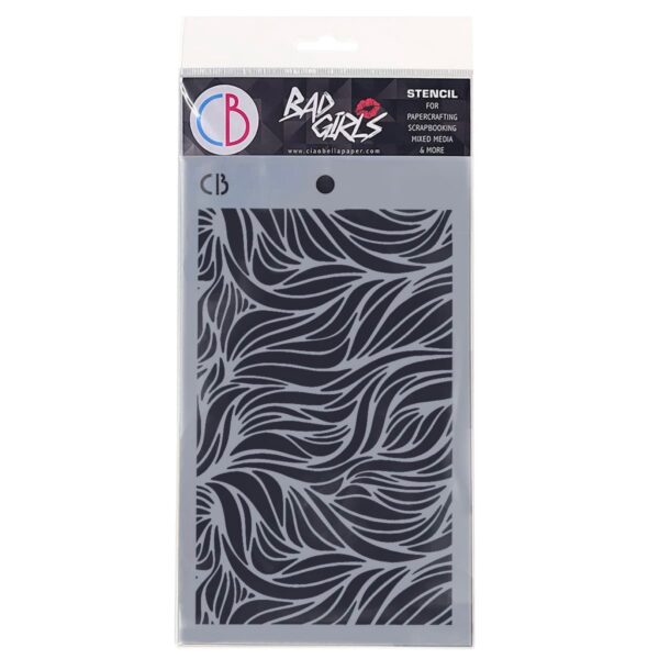 Textur Stencil 5"X8" Waves