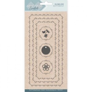 Card Deco Essentials Dies - Slimline Flowers - Bilde 2