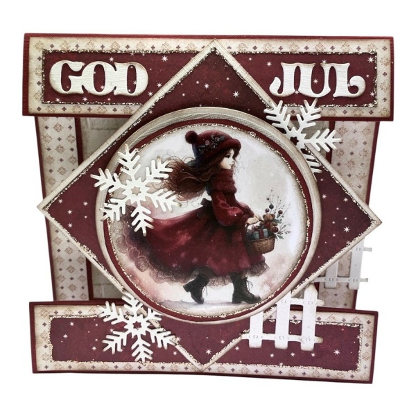 Julekit 13 Vintage Jenter Rød 2