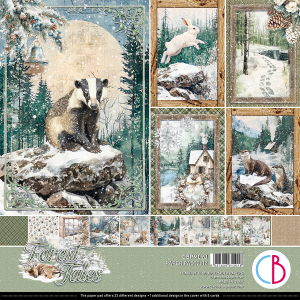 Ciao Bella Fores Tales 12"X12" Blokk 12 ark