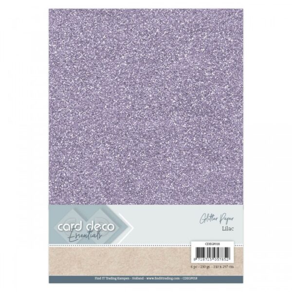 2039.jpg Glitter kartong A4 Lilla