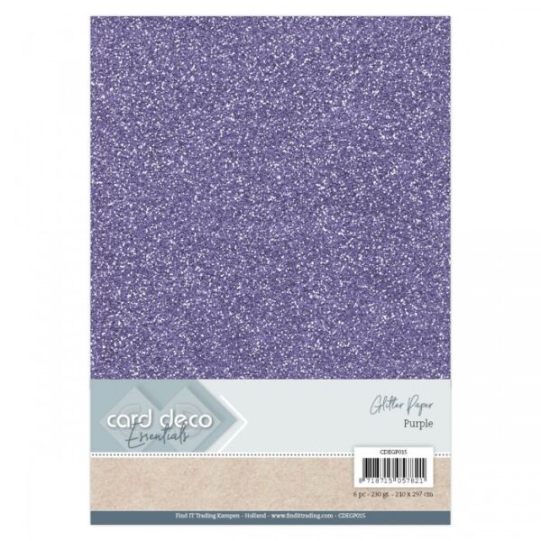2041.jpg Glitter kartong A4 Purple