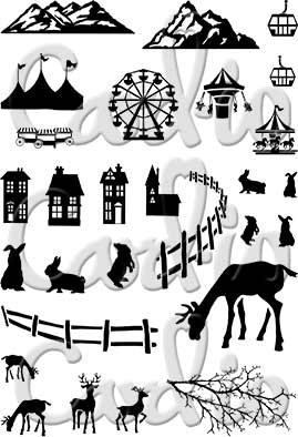 Card-io Festive Scene A6