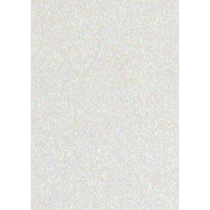Mosegummi Glitter Hvit A4 - Bilde 1
