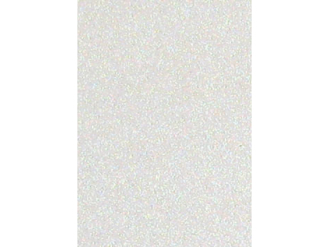 Mosegummi Glitter Hvit A4