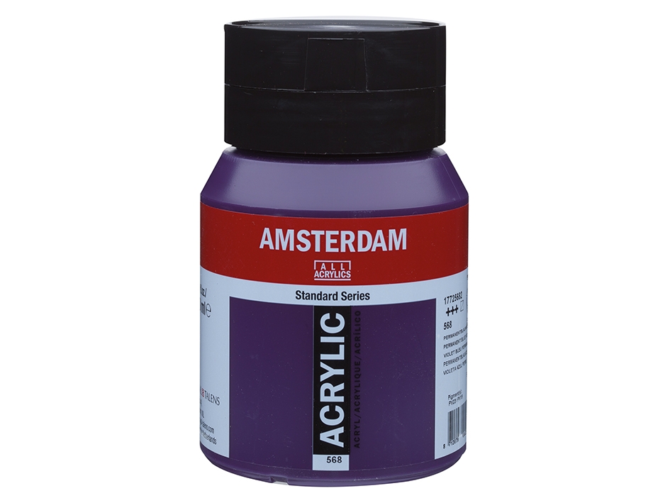 Amsterdam Standard 500ml - 568 Permanent Blue Violet - Bilde 1