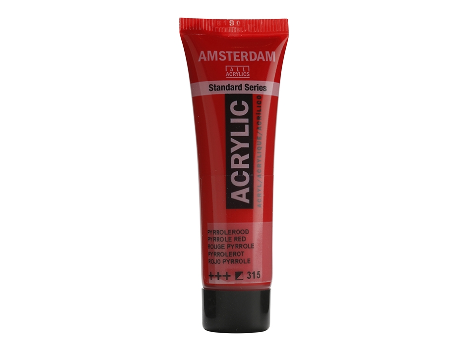 Amsterdam Standard 20ml - 315 Pyrrole Red - Bilde 1