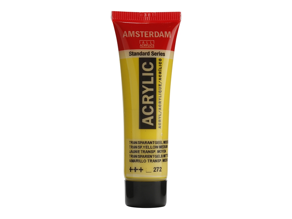 Amsterdam Standard 20ml - 272 Transparent Yellow Medium - Bilde 1