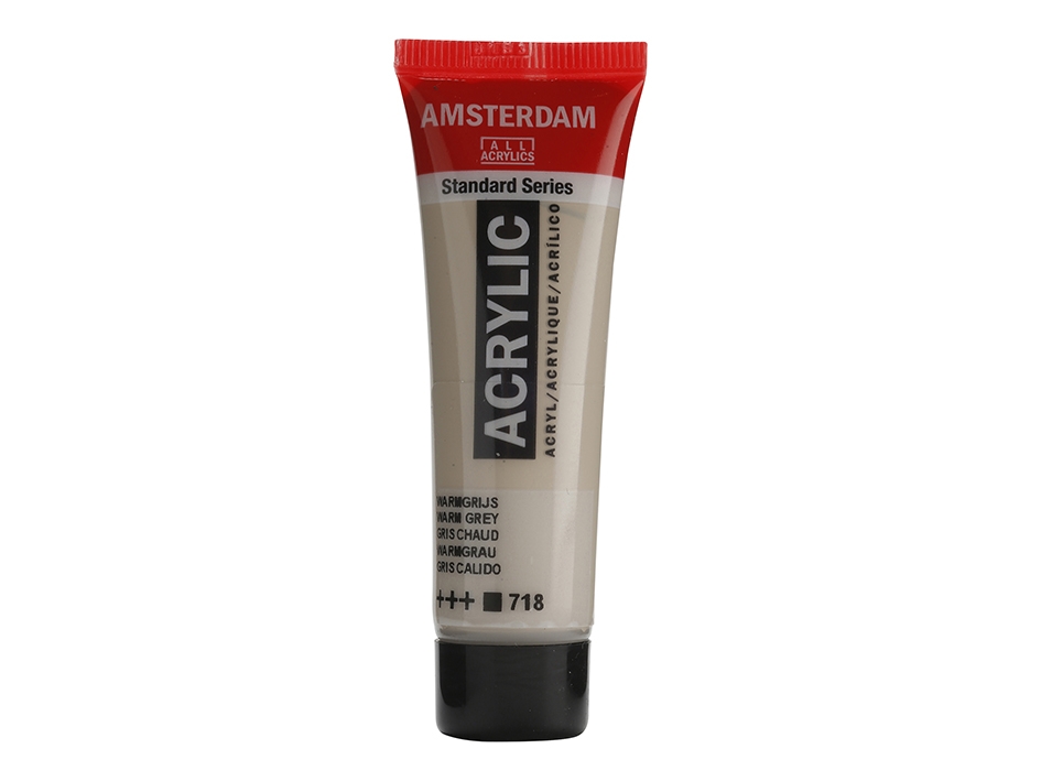 Amsterdam Standard 20ml - 718 Warm Grey - Bilde 1