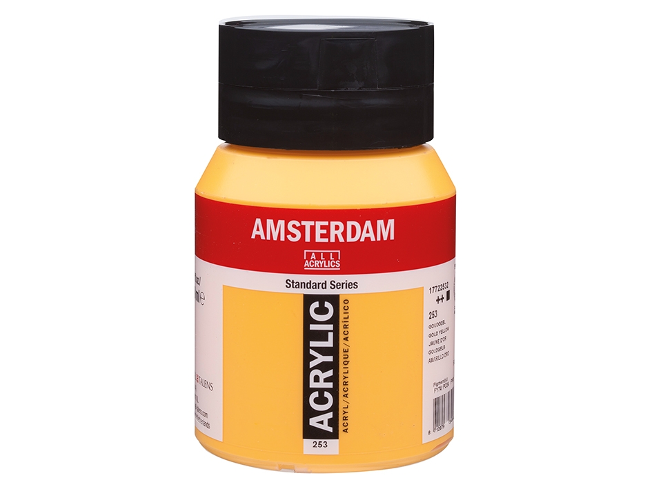 Amsterdam Standard 500ml - 253 Gold yellow - Bilde 1
