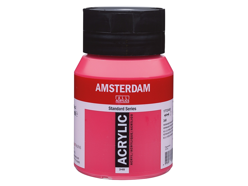 Amsterdam Standard 500ml - 348 Permanent red purple - Bilde 1