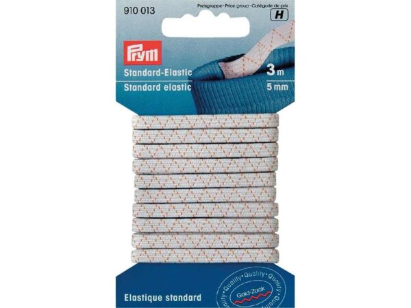 Prym Elastisk strikk 5mm – Hvit