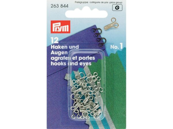 Prym Hekter No.1 Sølv